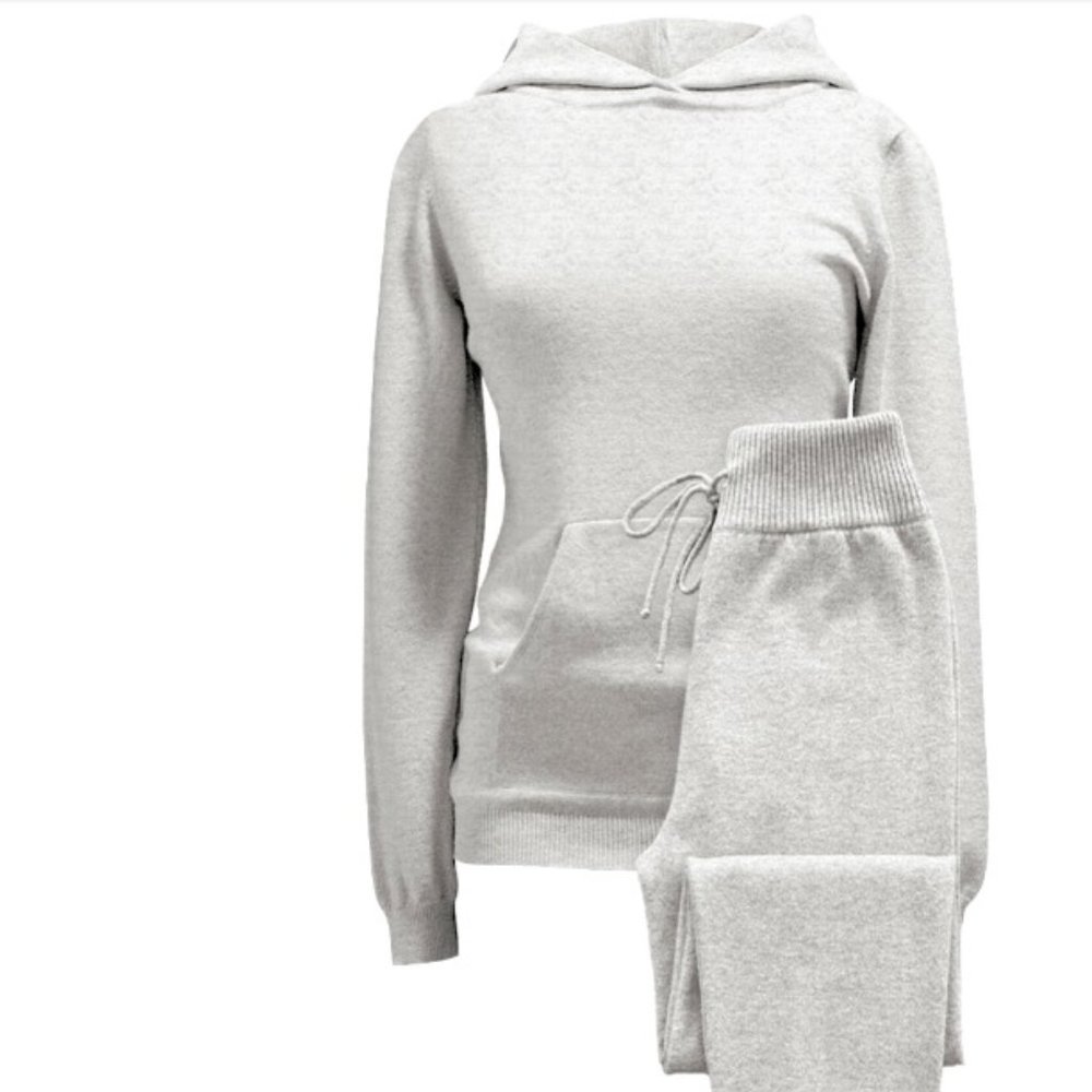Women's luxury cashmere set
